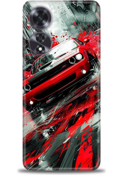 Oppo A60 Kılıf Hd Baskılı Kılıf + Seramik Tam Kaplayan Ekran Koruyucu 106