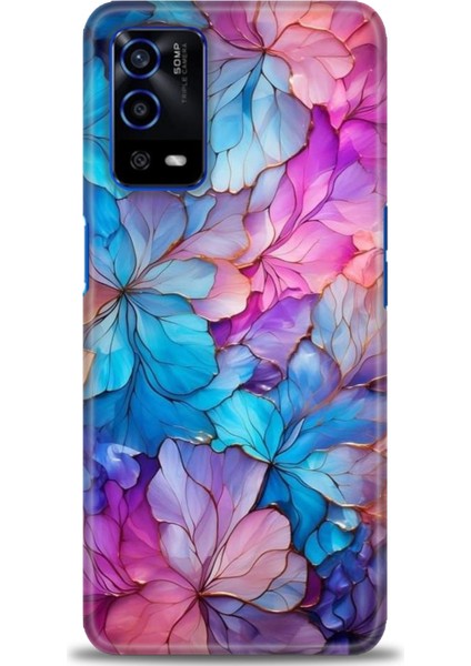 Oppo A55 4g Kılıf Hd Baskılı Kılıf + Seramik Tam Kaplayan Ekran Koruyucu 325
