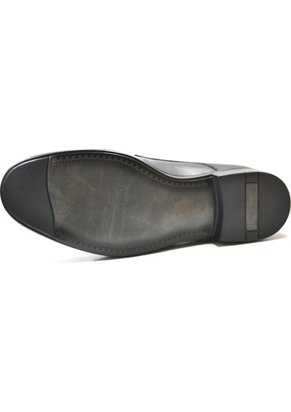 HR.728 Deri Siyah Bağlı Pençeli Klasik Erkek Ayakkabı fırsatları