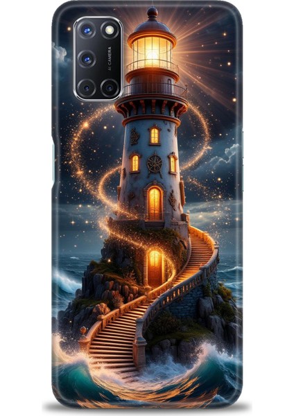 Oppo A72 Kılıf Hd Baskılı Kılıf + Seramik Tam Kaplayan Ekran Koruyucu 232