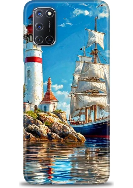 Oppo A72 Kılıf Hd Baskılı Kılıf + Seramik Tam Kaplayan Ekran Koruyucu 239