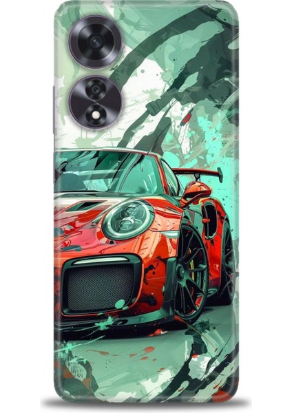 Oppo A60 Kılıf Hd Baskılı Kılıf + Seramik Tam Kaplayan Ekran Koruyucu 109