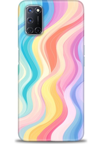 Oppo A72 Kılıf Hd Baskılı Kılıf + Seramik Tam Kaplayan Ekran Koruyucu 424