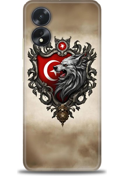 Oppo A38 Kılıf Hd Baskılı Kılıf + Seramik Tam Kaplayan Ekran Koruyucu 461