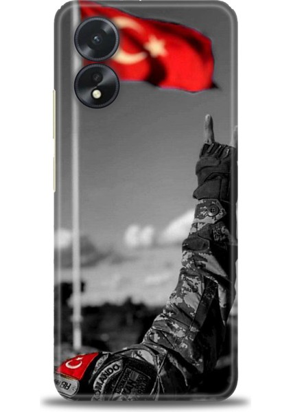 Oppo A38 Kılıf Hd Baskılı Kılıf + Seramik Tam Kaplayan Ekran Koruyucu 35