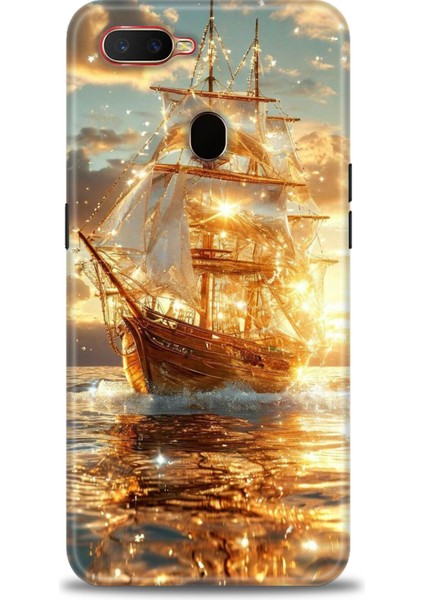 Oppo A5S Kılıf Hd Baskılı Kılıf + Seramik Tam Kaplayan Ekran Koruyucu 234