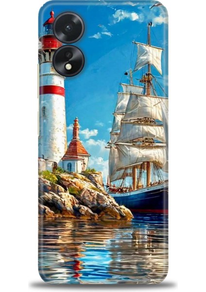 Oppo A38 Kılıf Hd Baskılı Kılıf + Seramik Tam Kaplayan Ekran Koruyucu 239