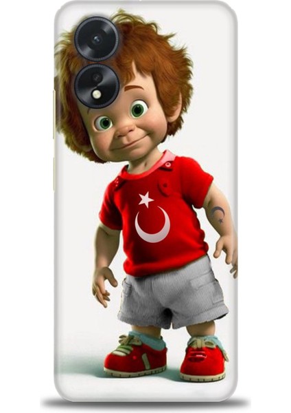 Oppo A38 Kılıf Hd Baskılı Kılıf + Seramik Tam Kaplayan Ekran Koruyucu 247