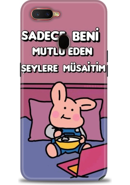Oppo A12 Kılıf Hd Baskılı Kılıf + Seramik Tam Kaplayan Ekran Koruyucu 166
