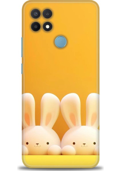 Oppo A15 Kılıf Hd Baskılı Kılıf + Seramik Tam Kaplayan Ekran Koruyucu 78