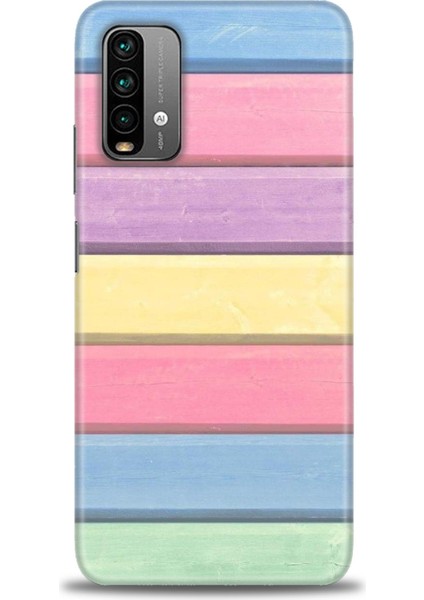 Xiaomi Redmi Note 9 4g Hd Baskılı Kılıf + Seramik Tam Kaplayan Ekran Koruyucu 431