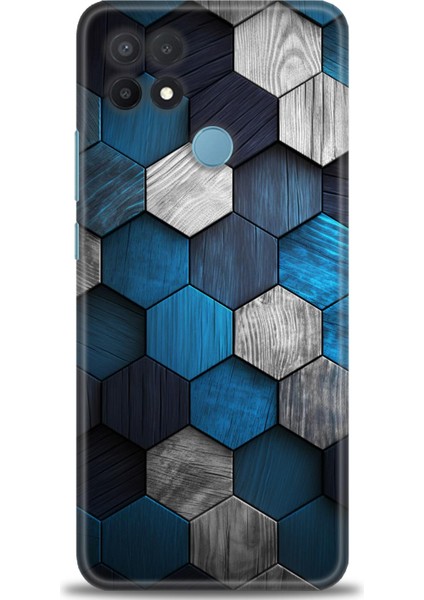 Oppo A15S Kılıf Hd Baskılı Kılıf + Seramik Tam Kaplayan Ekran Koruyucu 323