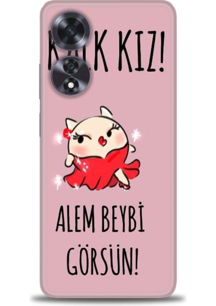 Oppo A60 Kılıf Hd Baskılı Kılıf + Seramik Tam Kaplayan Ekran Koruyucu 165