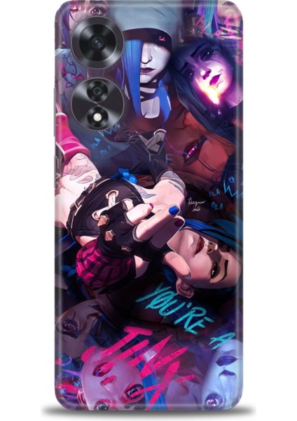 Oppo A60 Kılıf Hd Baskılı Kılıf + Seramik Tam Kaplayan Ekran Koruyucu 278