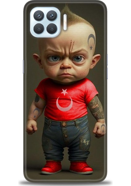 Oppo A73 Kılıf Hd Baskılı Kılıf + Seramik Tam Kaplayan Ekran Koruyucu 244