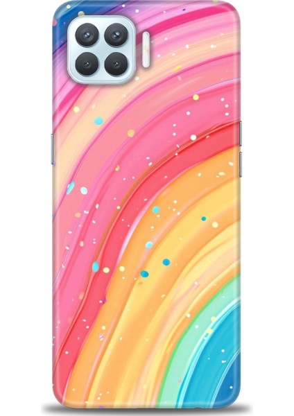 Oppo A73 Kılıf Hd Baskılı Kılıf + Seramik Tam Kaplayan Ekran Koruyucu 415