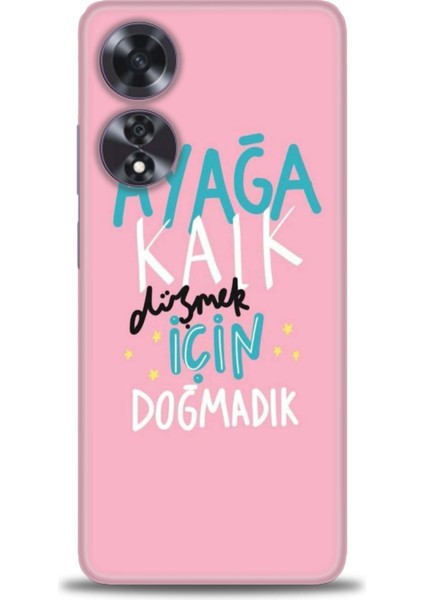Oppo A60 Kılıf Hd Baskılı Kılıf + Seramik Tam Kaplayan Ekran Koruyucu 161