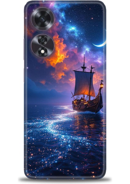 Oppo A60 Kılıf Hd Baskılı Kılıf + Seramik Tam Kaplayan Ekran Koruyucu 235