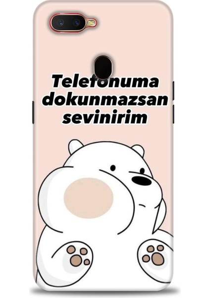 Oppo A5S Kılıf Hd Baskılı Kılıf + Seramik Tam Kaplayan Ekran Koruyucu 158