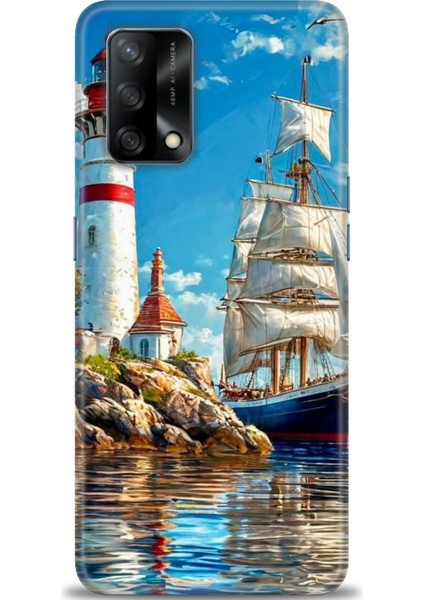 Oppo A74 Kılıf Hd Baskılı Kılıf + Seramik Tam Kaplayan Ekran Koruyucu 239