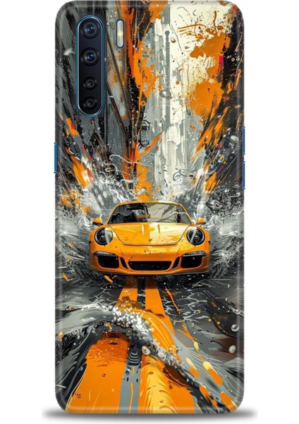 Oppo A91 Kılıf Hd Baskılı Kılıf + Seramik Tam Kaplayan Ekran Koruyucu 101