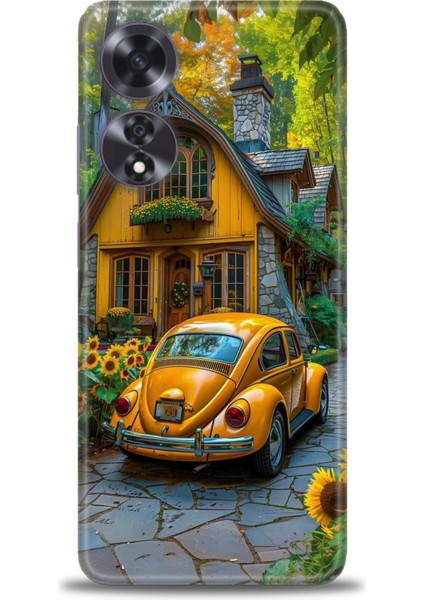 Oppo A60 Kılıf Hd Baskılı Kılıf + Seramik Tam Kaplayan Ekran Koruyucu 110