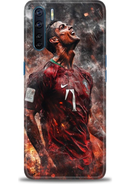 Oppo A91 Kılıf Hd Baskılı Kılıf + Seramik Tam Kaplayan Ekran Koruyucu 8