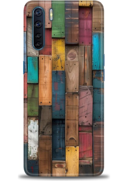 Oppo A91 Kılıf Hd Baskılı Kılıf + Seramik Tam Kaplayan Ekran Koruyucu 330