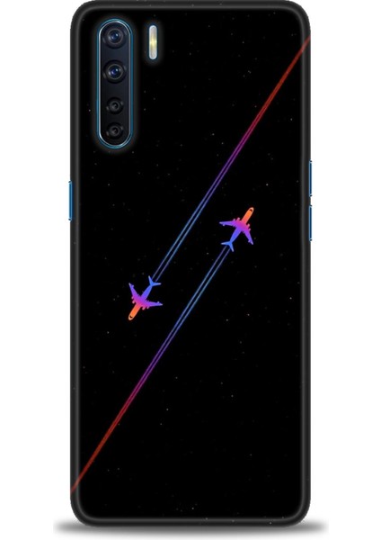 Oppo A91 Kılıf Hd Baskılı Kılıf + Seramik Tam Kaplayan Ekran Koruyucu 390
