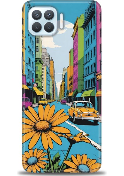Oppo A73 Kılıf Hd Baskılı Kılıf + Seramik Tam Kaplayan Ekran Koruyucu 449