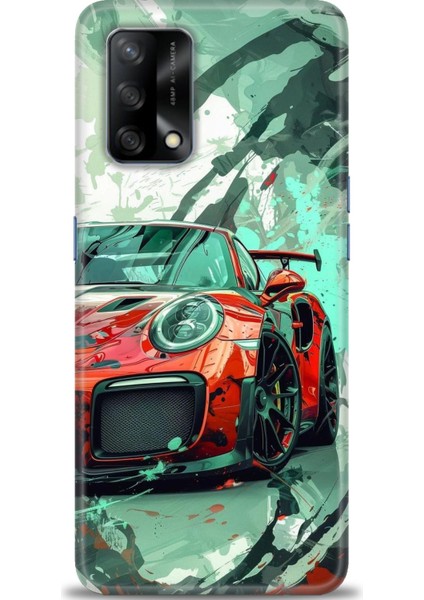 Oppo A74 Kılıf Hd Baskılı Kılıf + Seramik Tam Kaplayan Ekran Koruyucu 109