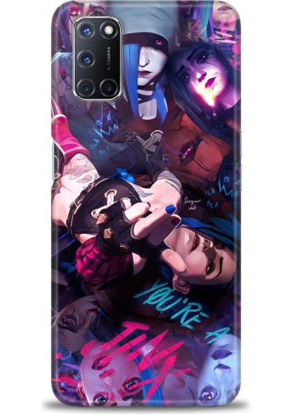 Oppo A72 Kılıf Hd Baskılı Kılıf + Seramik Tam Kaplayan Ekran Koruyucu 278