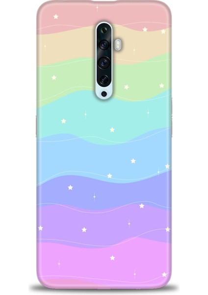 Oppo Reno 2z Kılıf Hd Baskılı Kılıf + Seramik Tam Kaplayan Ekran Koruyucu 423