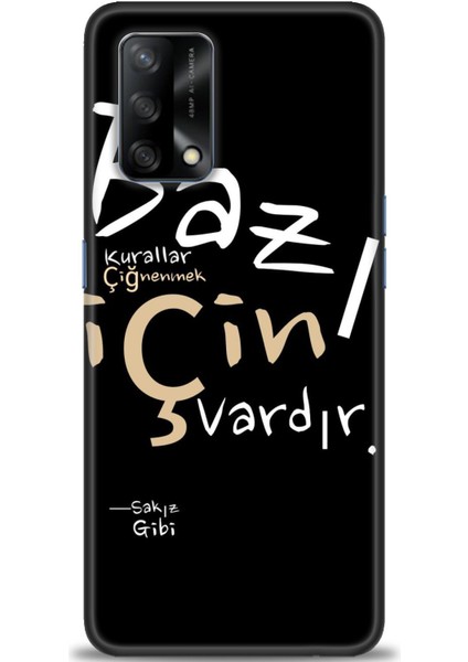 Oppo A74 Kılıf Hd Baskılı Kılıf + Seramik Tam Kaplayan Ekran Koruyucu 394
