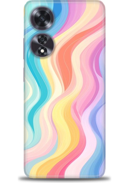 Oppo A60 Kılıf Hd Baskılı Kılıf + Seramik Tam Kaplayan Ekran Koruyucu 424