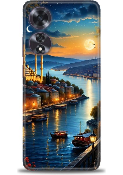 Oppo A60 Kılıf Hd Baskılı Kılıf + Seramik Tam Kaplayan Ekran Koruyucu 222