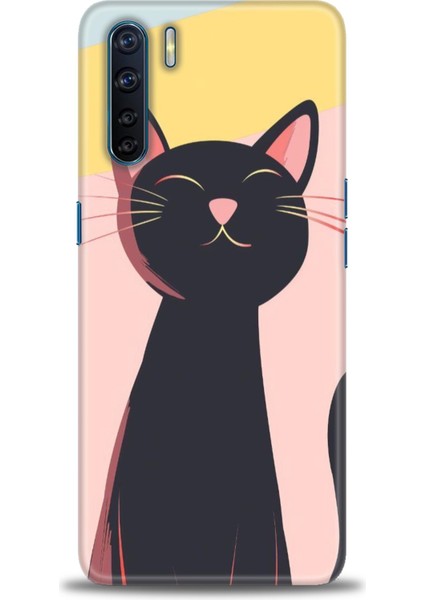 Oppo A91 Kılıf Hd Baskılı Kılıf + Seramik Tam Kaplayan Ekran Koruyucu 66