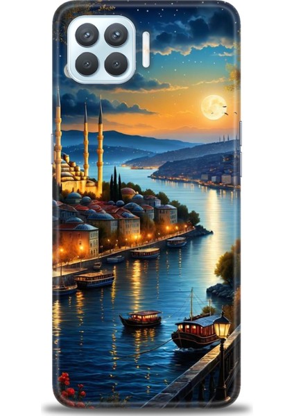 Oppo A73 Kılıf Hd Baskılı Kılıf + Seramik Tam Kaplayan Ekran Koruyucu 222