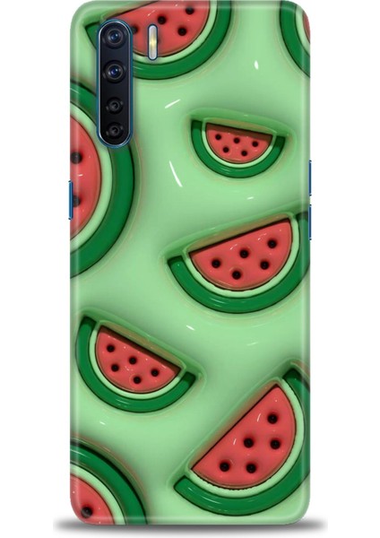 Oppo A91 Kılıf Hd Baskılı Kılıf + Seramik Tam Kaplayan Ekran Koruyucu 118