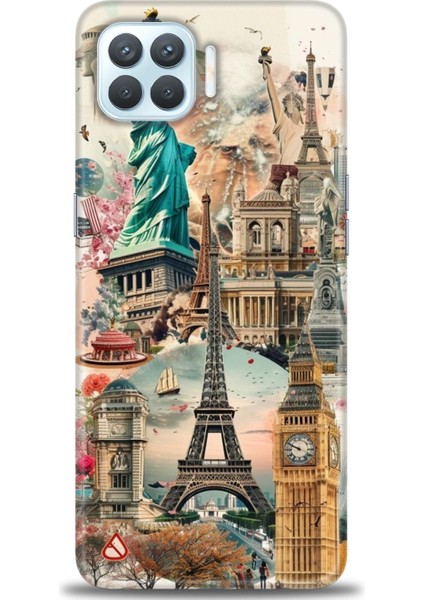 Oppo A73 Kılıf Hd Baskılı Kılıf + Seramik Tam Kaplayan Ekran Koruyucu 264