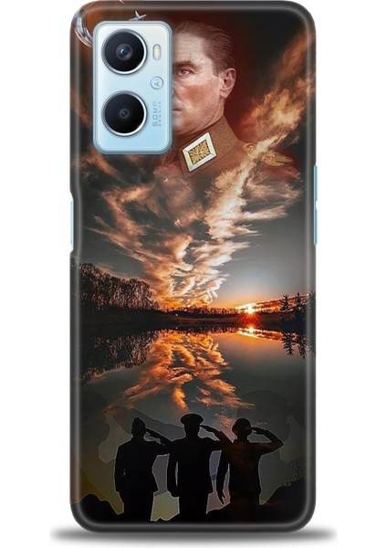 Oppo A96 4g Kılıf Hd Baskılı Kılıf + Seramik Tam Kaplayan Ekran Koruyucu 26