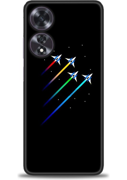 Oppo A60 Kılıf Hd Baskılı Kılıf + Seramik Tam Kaplayan Ekran Koruyucu 389