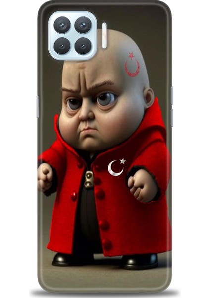 Oppo A73 Kılıf Hd Baskılı Kılıf + Seramik Tam Kaplayan Ekran Koruyucu 245