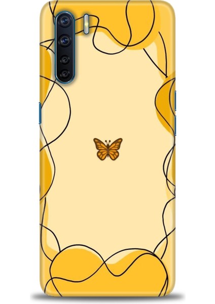Oppo A91 Kılıf Hd Baskılı Kılıf + Seramik Tam Kaplayan Ekran Koruyucu 184
