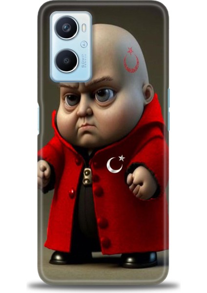 Oppo A96 4g Kılıf Hd Baskılı Kılıf + Seramik Tam Kaplayan Ekran Koruyucu 245