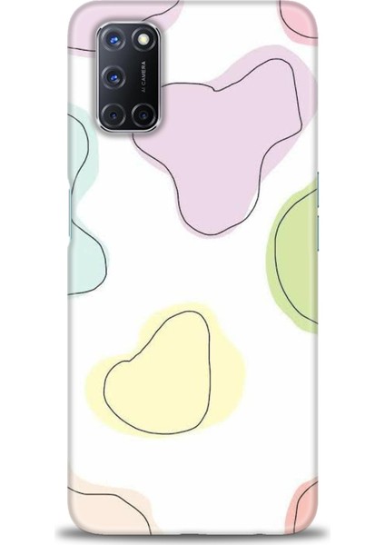 Oppo A72 Kılıf Hd Baskılı Kılıf + Seramik Tam Kaplayan Ekran Koruyucu 174