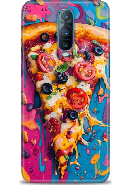 Oppo RX17 Pro Kılıf Hd Baskılı Kılıf + Seramik Tam Kaplayan Ekran Koruyucu 450