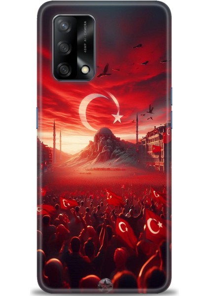 Oppo A74 Kılıf Hd Baskılı Kılıf + Seramik Tam Kaplayan Ekran Koruyucu 39