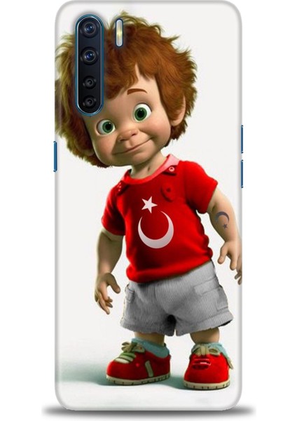 Oppo A91 Kılıf Hd Baskılı Kılıf + Seramik Tam Kaplayan Ekran Koruyucu 247