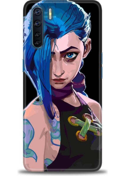 Oppo A91 Kılıf Hd Baskılı Kılıf + Seramik Tam Kaplayan Ekran Koruyucu 271